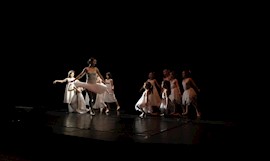 Taneční vystoupení pro veřejnost 12.2.2016