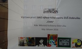 Výstava v dobrušské knihovně v březnu 2016