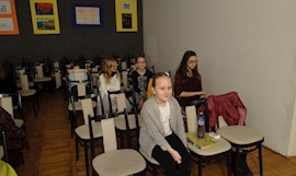 Třídní přehrávka paní učitelky Aleny Moravcové v sále ZUŠ 18.12.2017